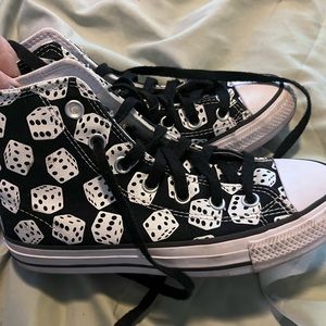 Dice Converse high tops. Men’s women’s kids. Retro